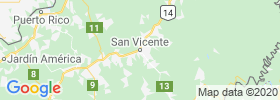 San Vicente map